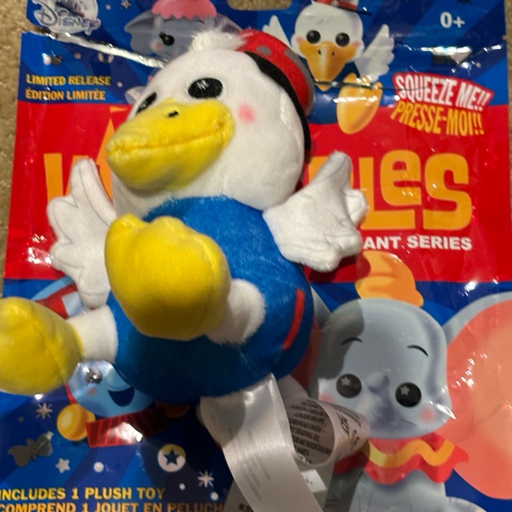 Disney Munchlings Mr Stork Dumbo Plush